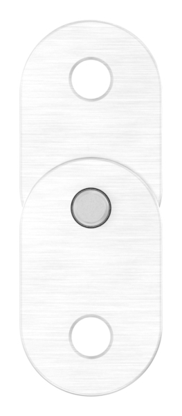 Handlaufanschlussplatte Edelstahl V2A 63 x 25 x 4 mm verstellbar flach-88-1160180-240.V