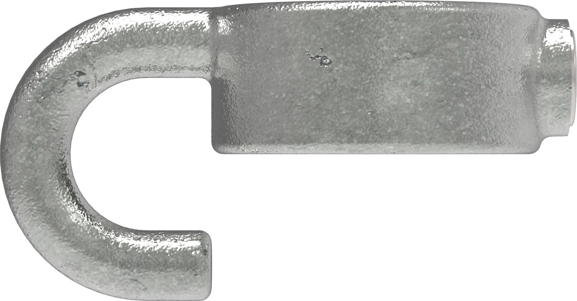 Rohrverbinder Stellring mit Haken Ø 26-9 mm -3-4- - Temperguss verzinkt - 182A27-182A27