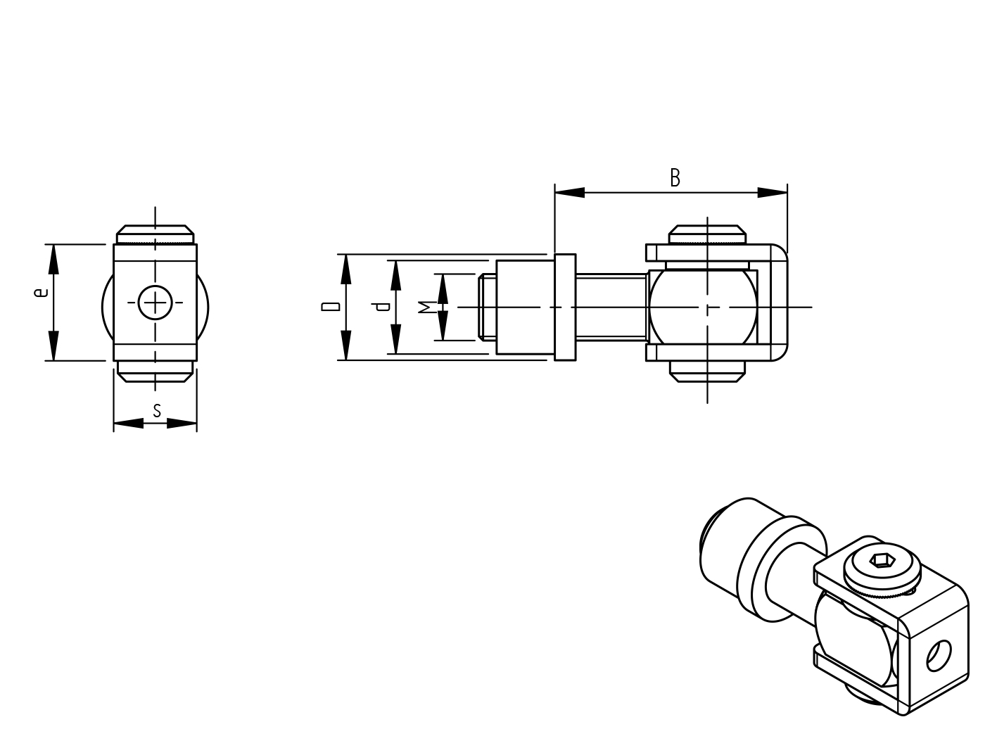 Torband M12 Edelstahl V2A verstellbar zum Anschweissen - rostfrei - langlebig-11-3580-A.4