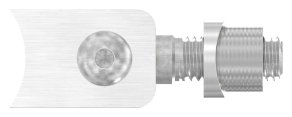 Torband mit Gewindehuelse M12 fuer Rohr 42-4mm- V2A-88-11120-M12-VA.42