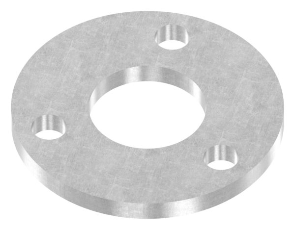 Ankerplatte 100x8 mm 4 Bohrungen -  Stahl roh-30-2870-8.8