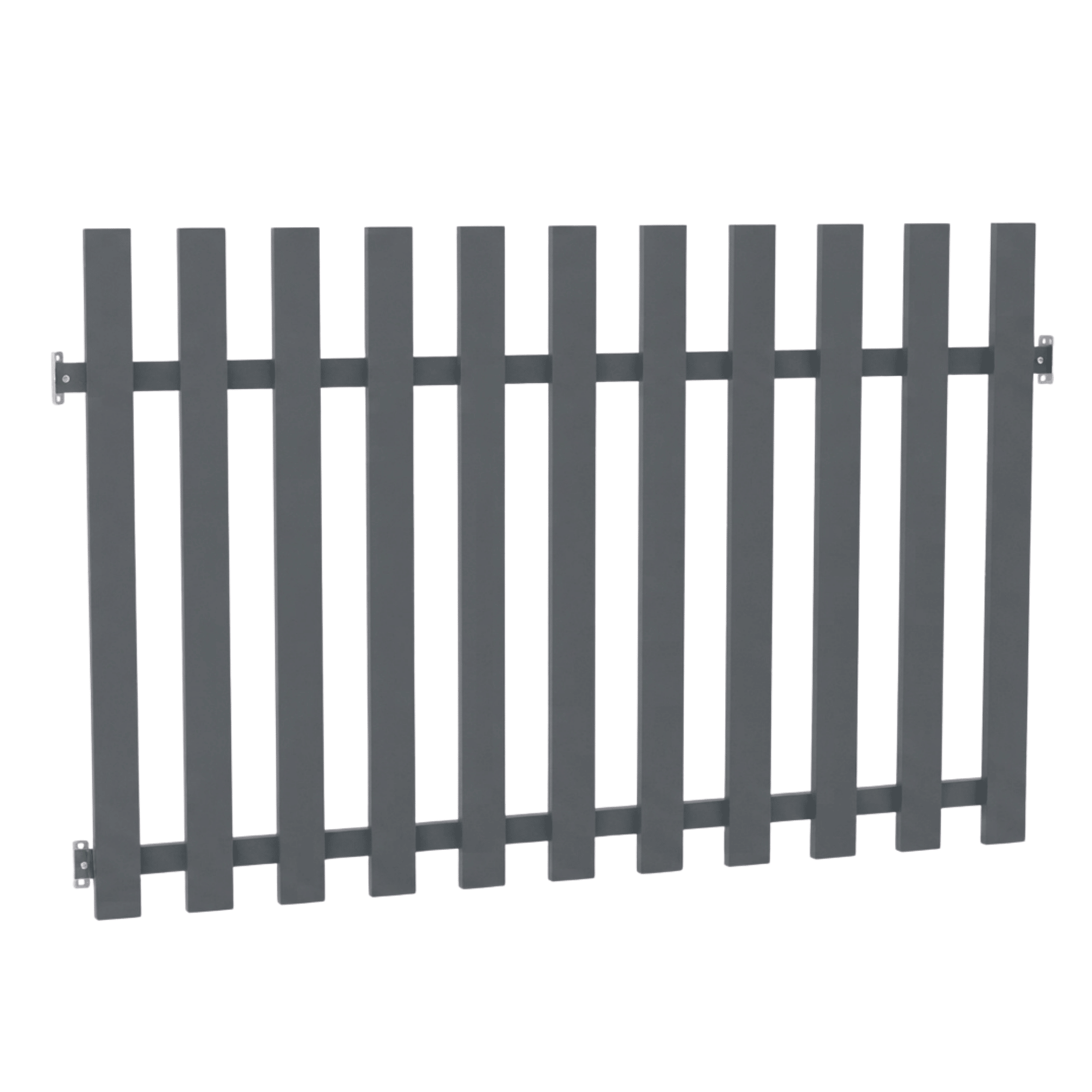 Zaunfeld Aluminium 1200 x 2000 mm Lamellen 20x80 mm RAL 7016 Anthrazit-89.FGAIRV1012X2R7016