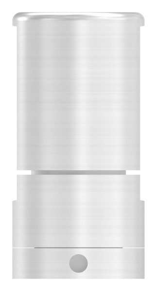 BRENK-fix® Grundhalter fuer Flachstaebe 40 x 10mm- ALU-88-11BR-F4010M8.ALU