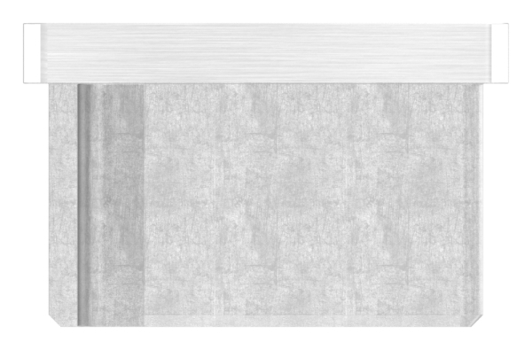 Einsteckkappe Edelstahl V2A fuer Rohr 60x40x2-0 mm mit M8 Gewinde-88-11100036040-M8.V2A