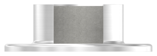 Wandbefestigung fuer Nutrohr Ø 48-3 mm   - V2A-12-2326.4