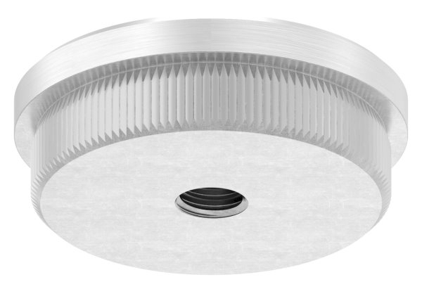 Einsteckkappe V2A fuer Rohr Ø 42-4 mm x 2-0 mm mit M8 Gewinde flach-11-5121.4