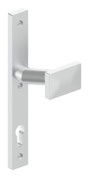 Alu-Tuerdruecker - Masse- 30x245x10 mm - Form- gekroepft - Aluminium EV1-12-3051.6