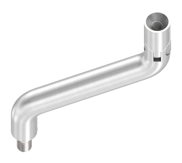Buegel Edelstahl V2A Ø 14 mm- H 100 mm- Achsabstand 70 mm- mit Gelenk- M8-M6 Gewinde-88-1150472-240.GL