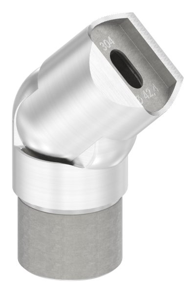 Gelenkstueck V2A fuer Rohr 42-4 x 2-0 mm zum Anschrauben geschliffen K240-88-1156257-320.42