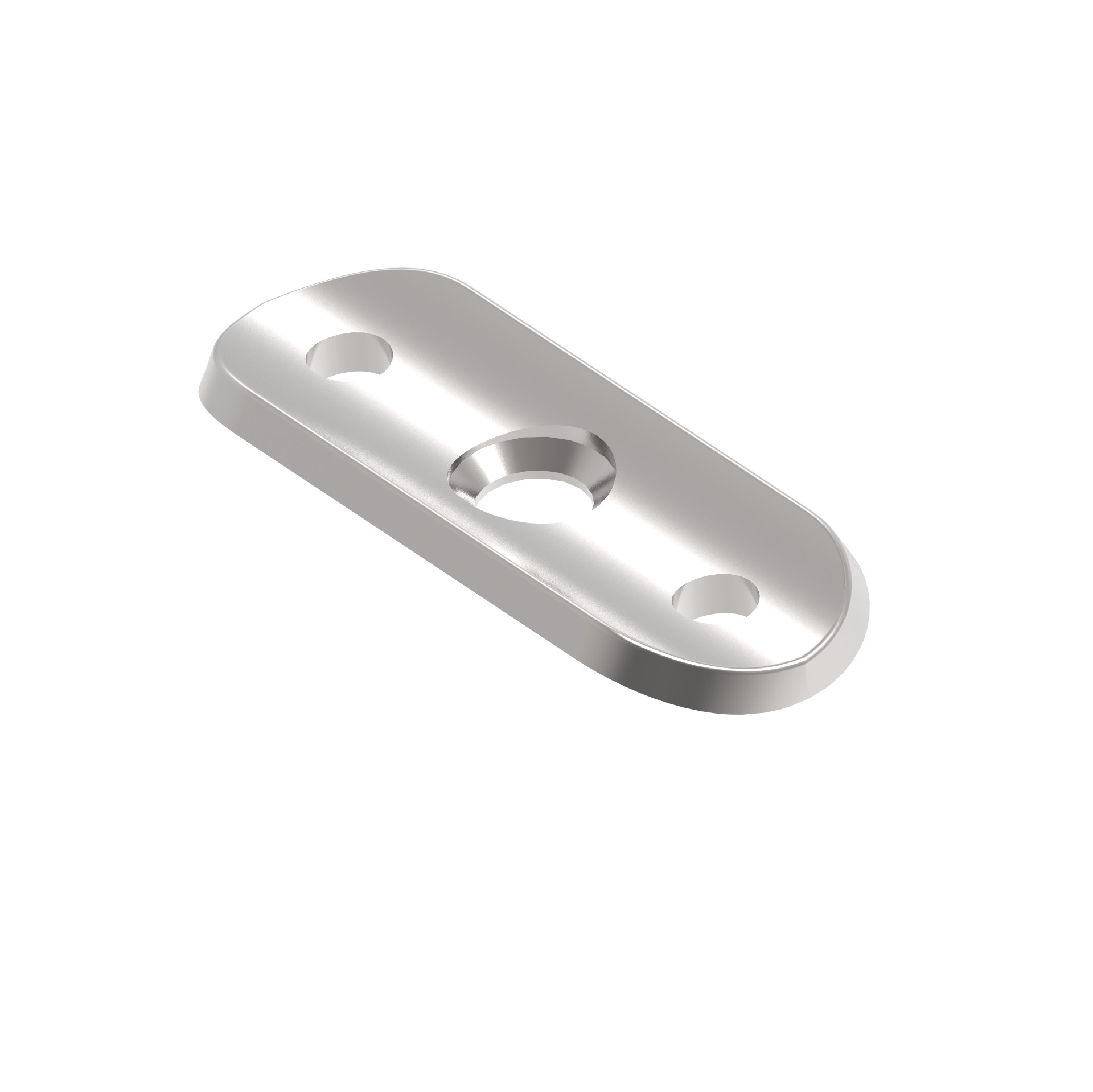 Anschraubeplatte Edelstahl AISI 316 fuer Handlauf D48-3 63x24 mm geschliffen-89-11A141800048-A.4