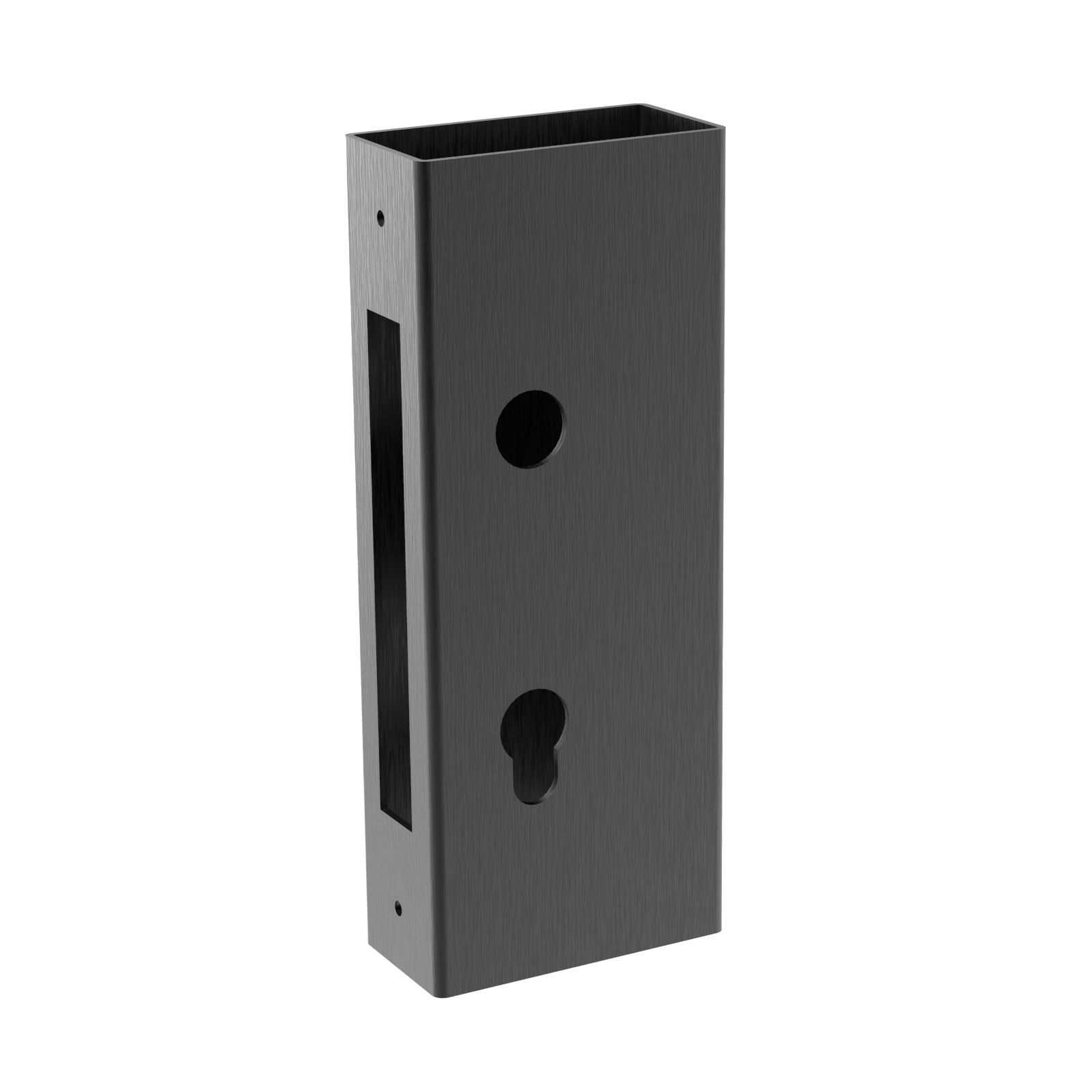 Schlosskasten Stahl 60x40 mm fuer Einsteckschloss H-36-30A roh-89-11H3630K-A.4