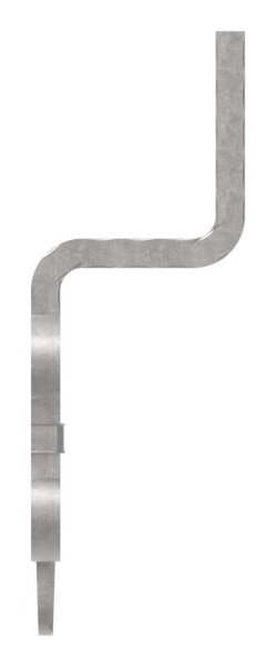 Handlaufhalter - 128x110 mm - zum Anschweissen - Stahl S235JR- roh-30-1411.8