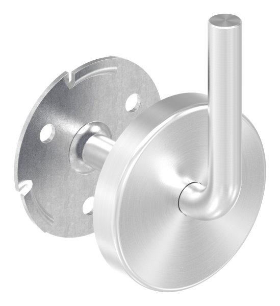 Handlaufhalter mit Ronde 70x2 mm zum Anschweissen V2A-11-2080.4