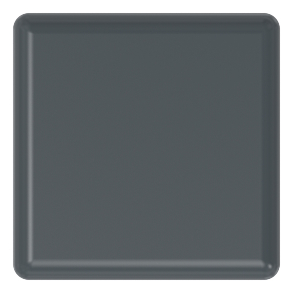 Kunststoffkappe anthrazit fuer Quadratrohr 25x25mm-88-11178-25X25.A