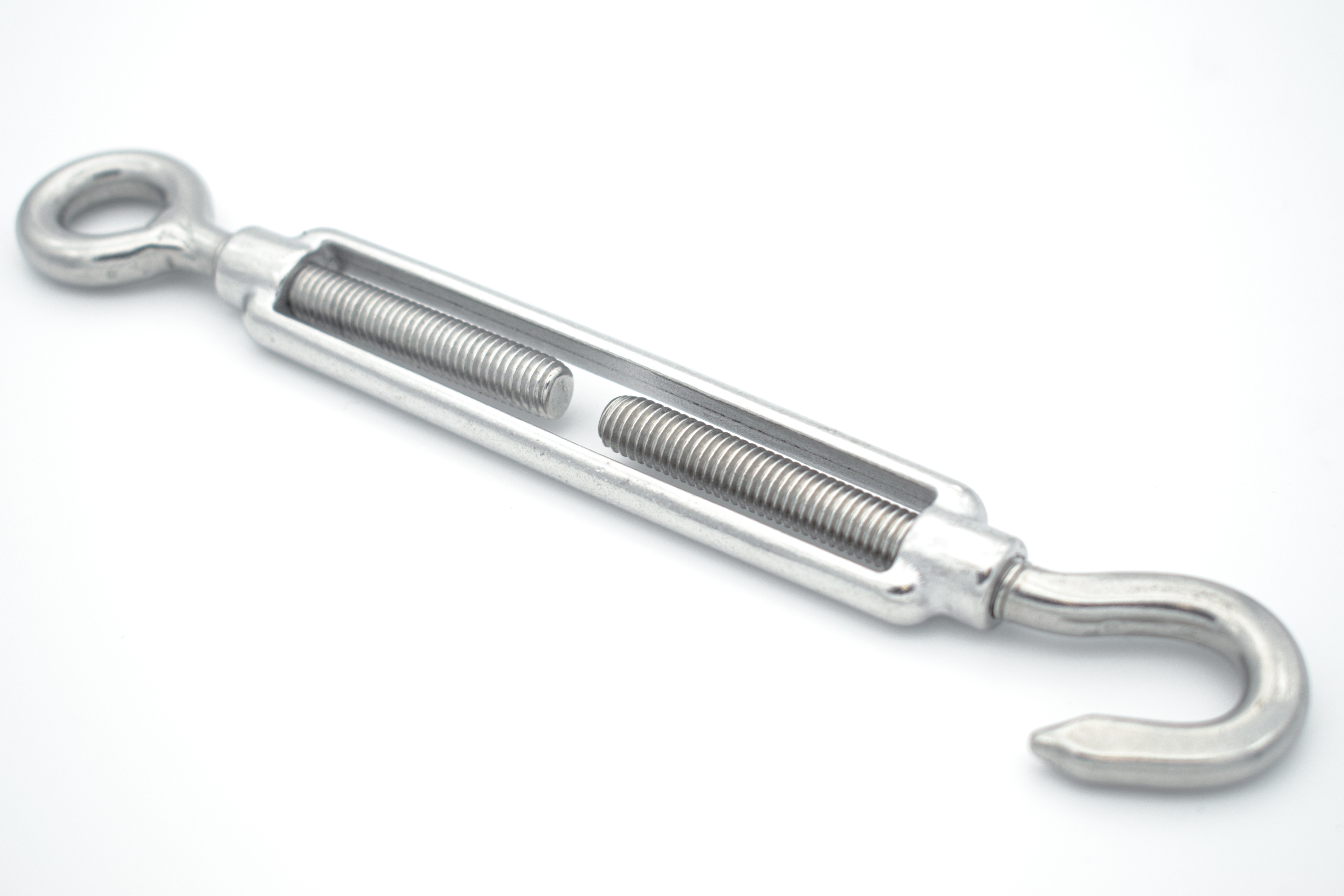 Spannschloss Oese Rechtsgewinde - Haken Linksgewinde Laenge- 90 mm - 440 mm V4A - Verkauf in VPEs-66-64-411.82464C