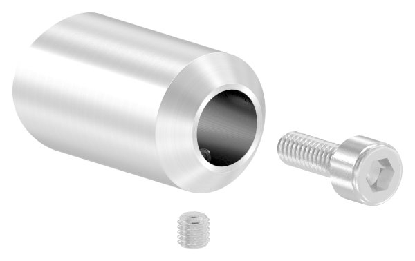 Querstabhalter zum Stossen Edelstahl V4A Bohrung Ø 12-5 mm fuer Rohr Ø 42-4 mm-88-1150535-V4A.42