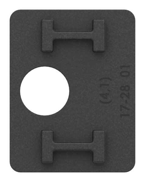 1 Paar Gummis zu Glasklemme 52x52x32-5 mm AbZ fuer 8-76 mm Glas VSG-10-3109ABZ.0