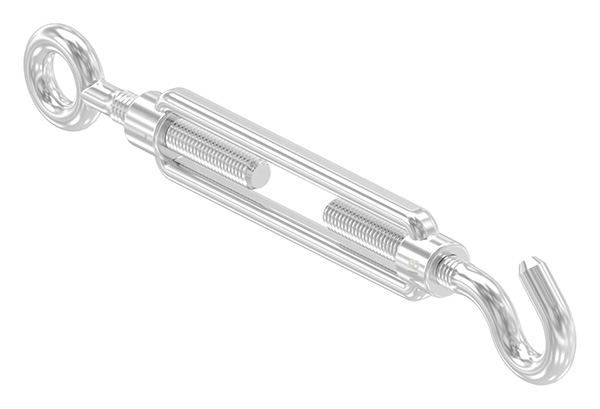 Spannschloss - M8 - Oese-Haken - mit Links-Rechtsgewinde - V4A-11-2958.1