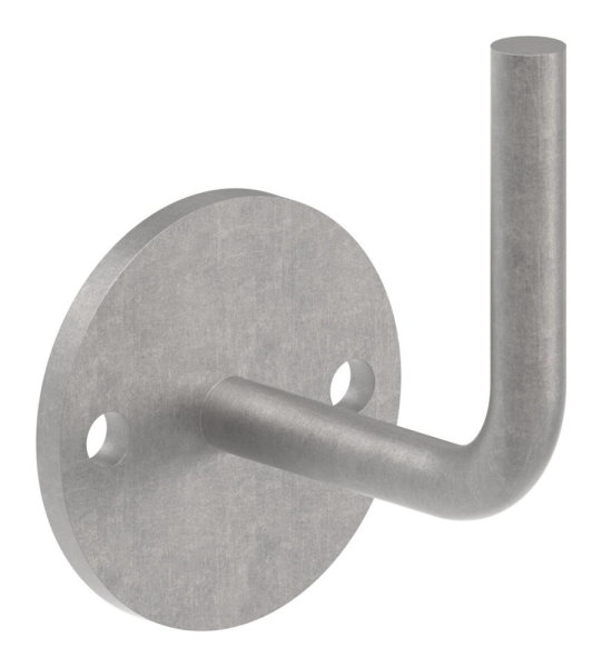 Handlaufhalter - mit Ronde 70x6 mm - zum Anschweissen - Stahl S235JR- roh-30-1414.8