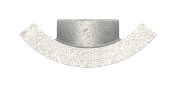 Verstaerkungsplatte Edelstahl V4A fuer Rohr Ø 42-4 mm- Gewindeabstand 70 mm-88-1150132.V4AP