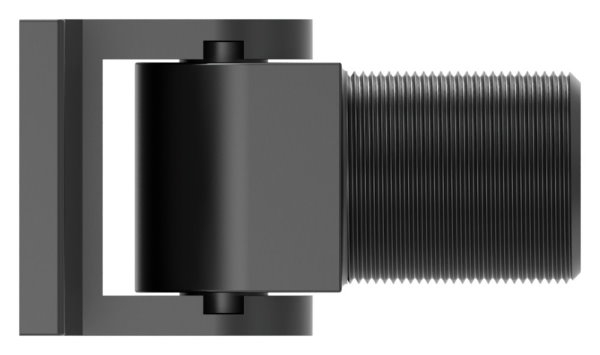 Torband 180° aus Aluminium selbstschliessend mit Stopp schraubbar ARTIKEL - 57 AT90 S-Anschraubversion-88-11180-57-AT90.S