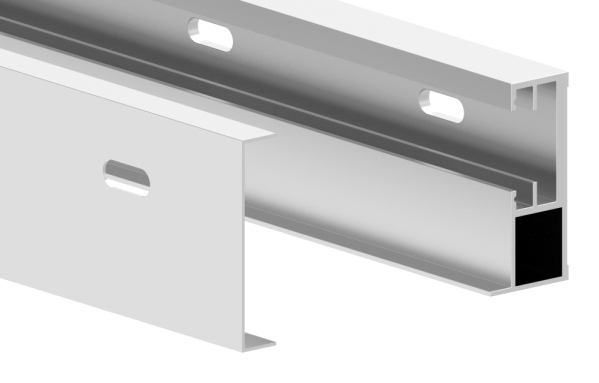 FLEX-MOUNT PRO Profil-Set 6000mm fuer eleganza canopy Vordach-88-11VDE-FLEX.6000