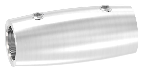 Stabverbinder V2A fuer Ø 12 mm Stab- L 45 mm- Ø 20 mm mit 2 Madenschrauben-88-1150491.240