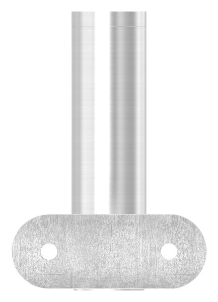Handlaufhalter mit Gelenk und Halteplatte fuer flachen Anschluss V2A-11-2056.4