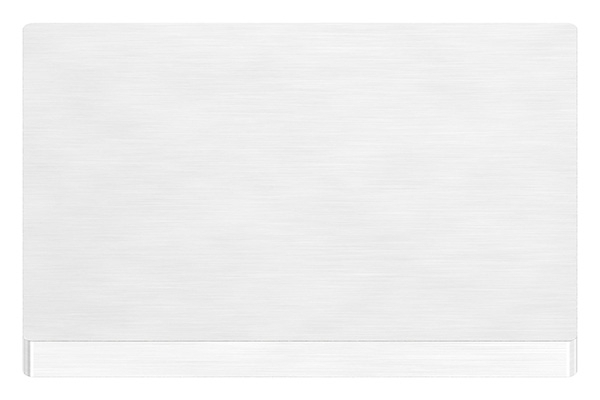 Ankerplatte- 100 x 100 x 8mm- mit Laengsschliff- V2A-88-1154210-240-8.OL