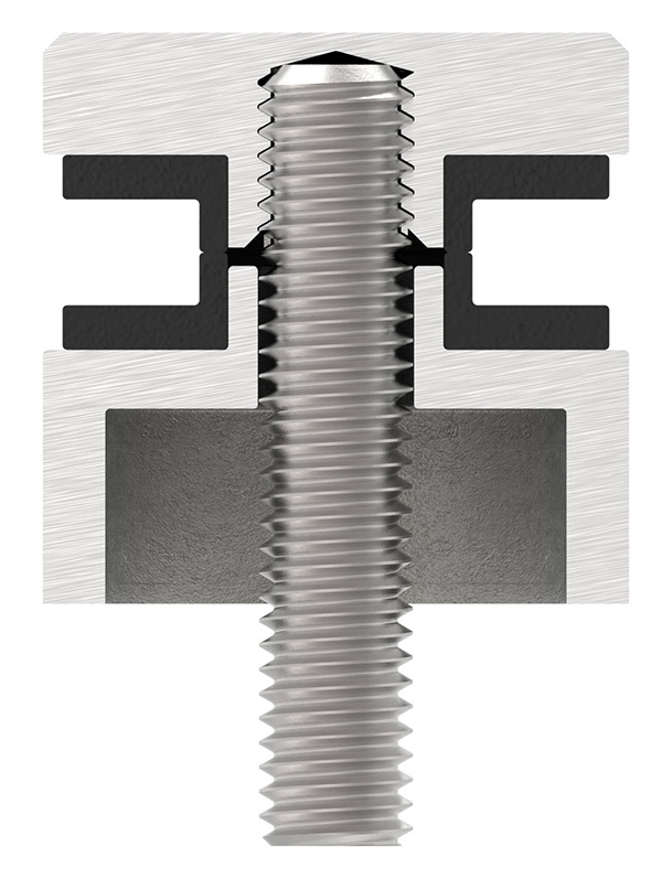 Glaspunkthalter-Oberteil Ø 30 mm- V2A-10-5000.4OT
