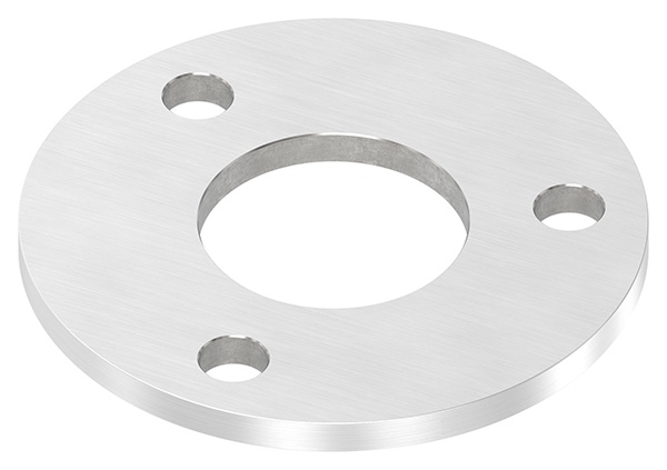 Ankerplatte Ø 100 x 6 mm mit Zentrierbohrung- Ø 42-8 mm V4A-11-2265.1