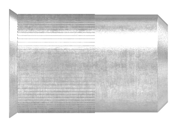 Blind-Einnietmutter Edelstahl V2A M6 fuer 9 mm Bohrloch Senkkopf-88-11495.215