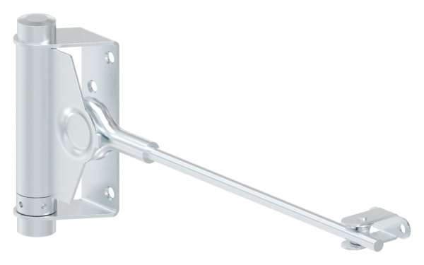 Tuerschliesser Stahl galvanisch verzinkt Hebellaenge 235 mm fuer Tueren bis 40 kg-88.113890