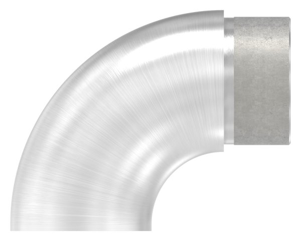 Endbogen V4A fuer Rohr 42-4 x 2-0 mm 90° flach zum Stecken-11-3693.1