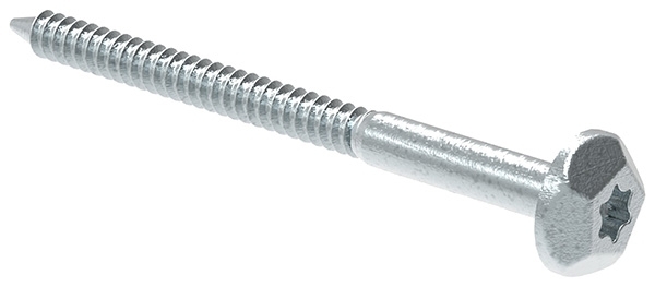 Sicherheitsschraube Stahl verzinkt 7 x 85 mm AW 40 Zierkopf-88.113732