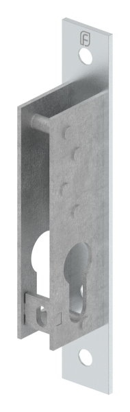 Rohrrahmen-Riegelschloss Riegel Zinkdruckguss Dornmass 18 mm fuer Profilzylinder 1-tourig-88-1140110.18