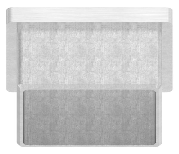 Einsteckkappe V4A Edelstahl fuer Quadratrohr 50 x 50 x 3-0 mm-11-2418.1