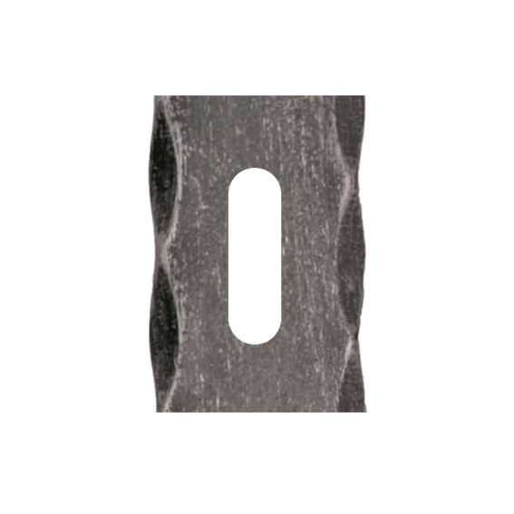 Zaunanker Stahl 5 mm stark fuer Rechteckpfosten 50x30 mm-89-11B20130X5-A.4