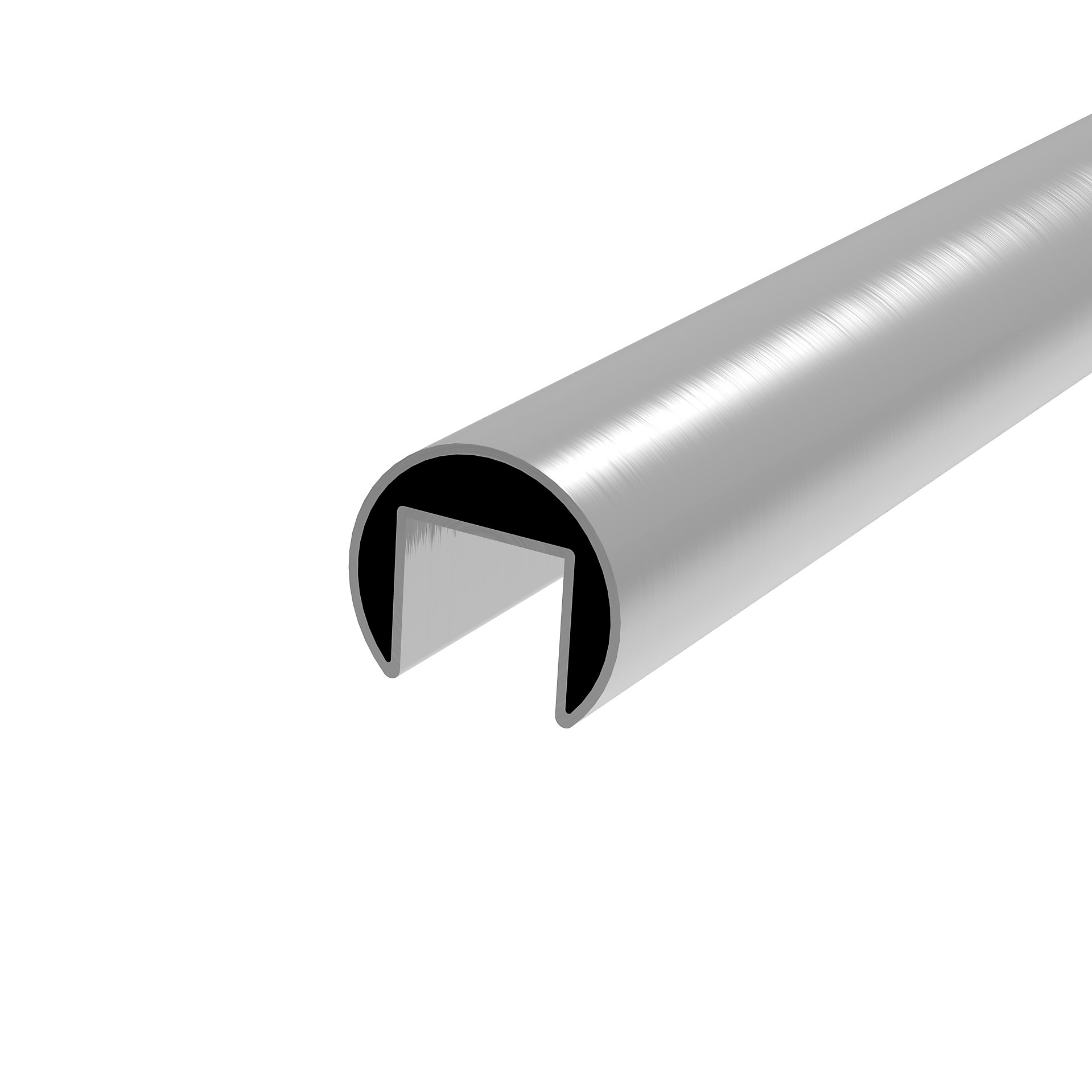 Nutrohr Edelstahl V2A Ø 48-3 x 1-5 mm geschliffen L=5000 mm fuer Glas-89-11A6920048-A.4
