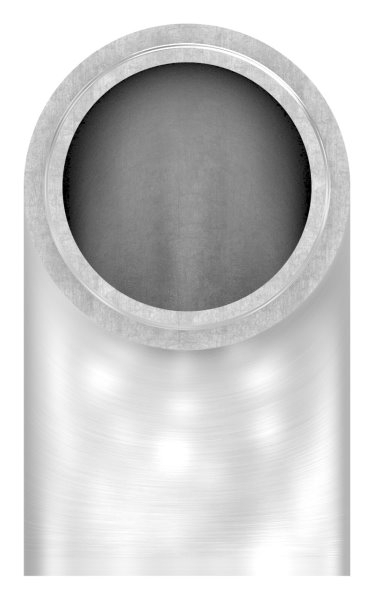 Endstueck 90° flach- fuer Rundrohr Ø 33-7x2-0 mm V2A-11-3692.4