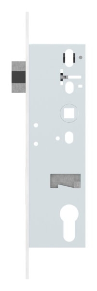 Rohrrahmenschloss verzinkt mit Dornmass 40mm- mit Anti-Panikfunktion E-88-1160103-AP.E