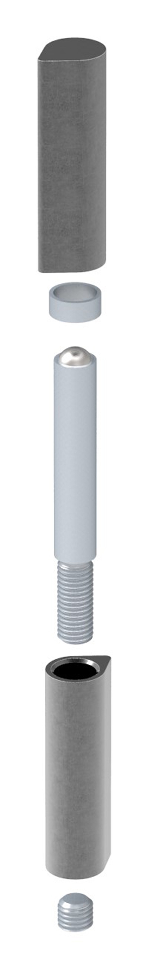 Anschweissband Stahl 2-teilig 7 mm verstellbar-88-11500.150