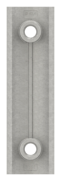 Verstaerkungsplatte Edelstahl V4A fuer Rohr Ø 42-4 mm- Gewindeabstand 70 mm-88-1150132.V4AP