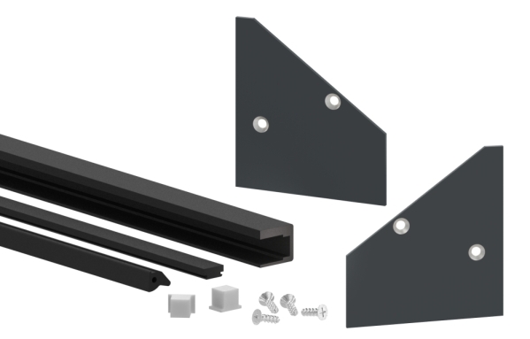 Montage-Set Glas 17-52mm eleganza canopy- fuer L- 1-805m-88-11VDE-GU-1800-17.7016