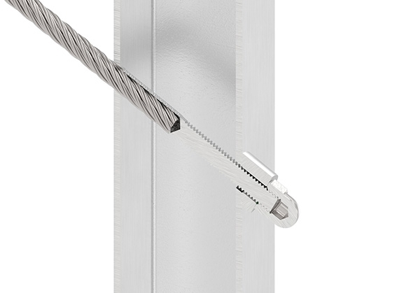 Formanschluss - fuer flachen Anschluss - Gewinde M4 - V2A-11-2820.4