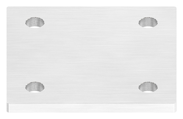 Ankerplatte Masse- 120 x 120 x 8 mm mit 4 Bohrungen á Ø 13 mm V2A-11-2212-8.4