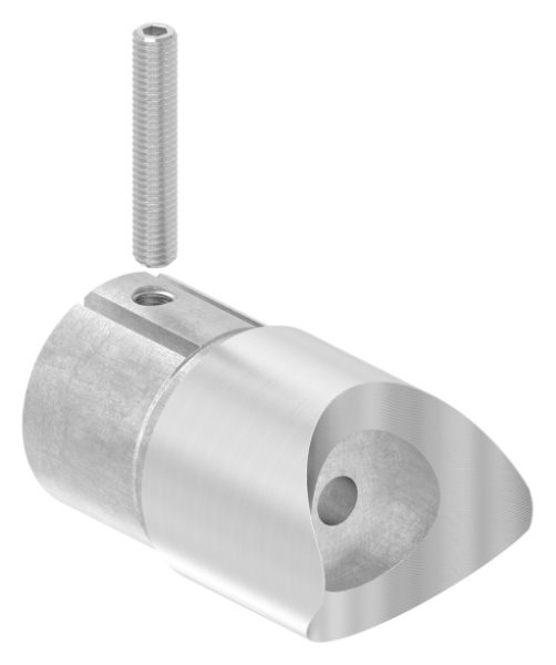 Anschlussstueck 90° fuer Rundrohr Ø 48-3x2-0 mm V2A-11-3639.4