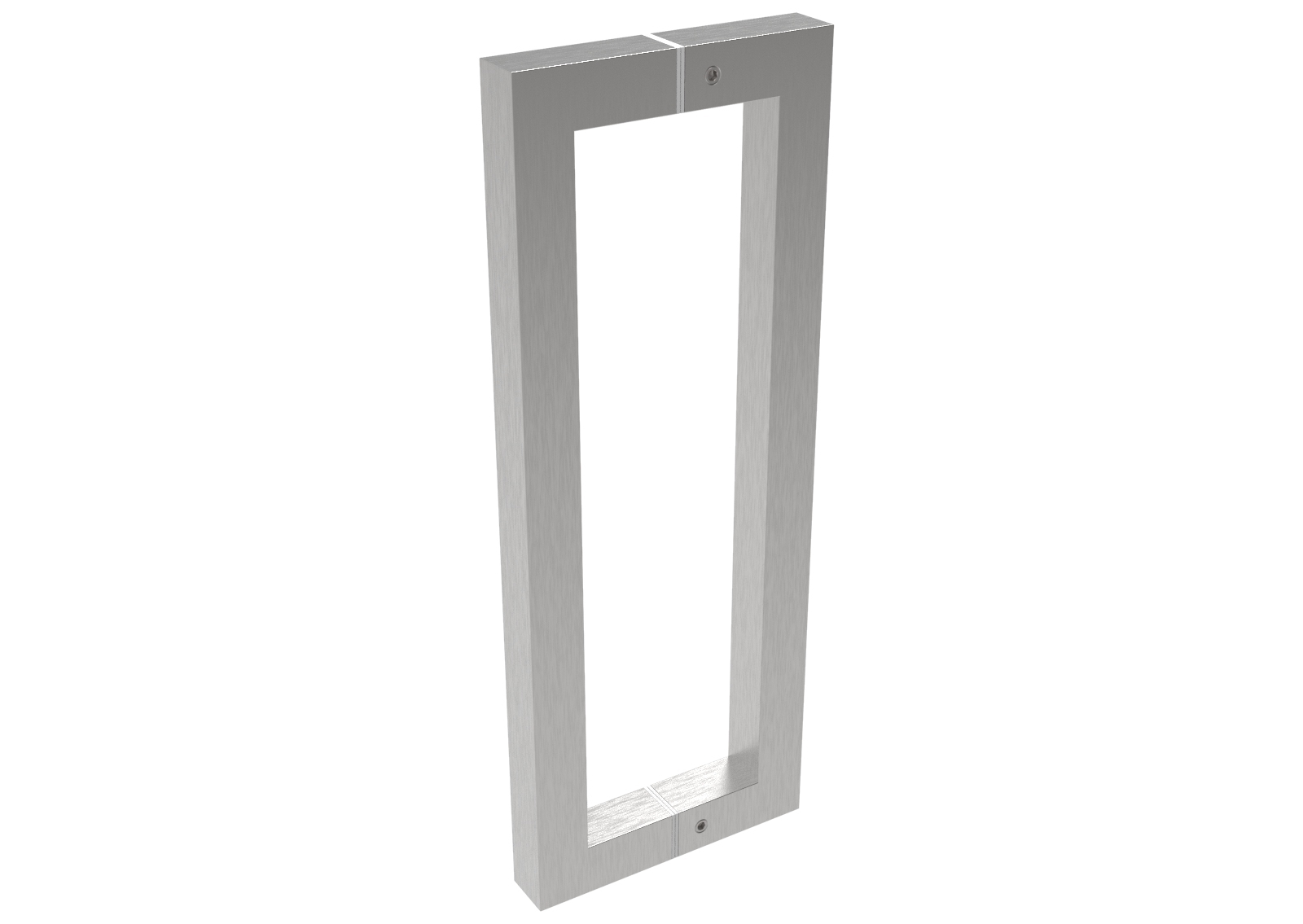 FeNau Glastuergriff Edelstahl AISI 304 geschliffen 400mm fuer 8-12mm Glas-89-11GS304M320400S-A.4