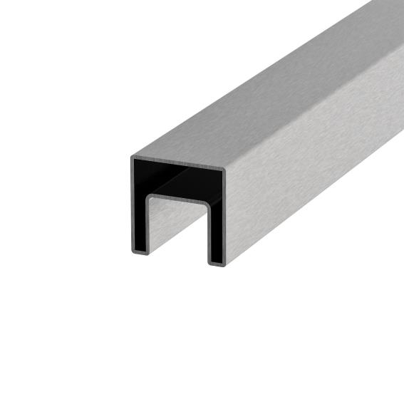 Nutrohr Vierkant Edelstahl V2A 40x40x1-5 mm fuer LED Beleuchtung L=6000 mm-89-11A6921040-A.4