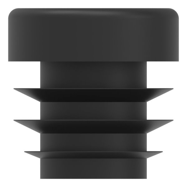 Kunststoffkappe aus Kunststoff fuer Rundrohr Ø 16-0 mm Wandstaerke 1-0–2-0 mm schwarz-88-11177.16